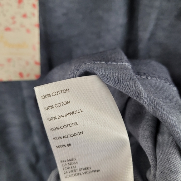 Free People Weekend Rush Button Up Top Navy - Picture 8 of 10